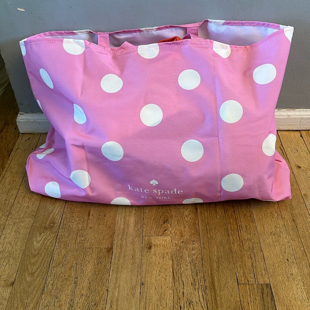 Kate spade poke a dot large tote